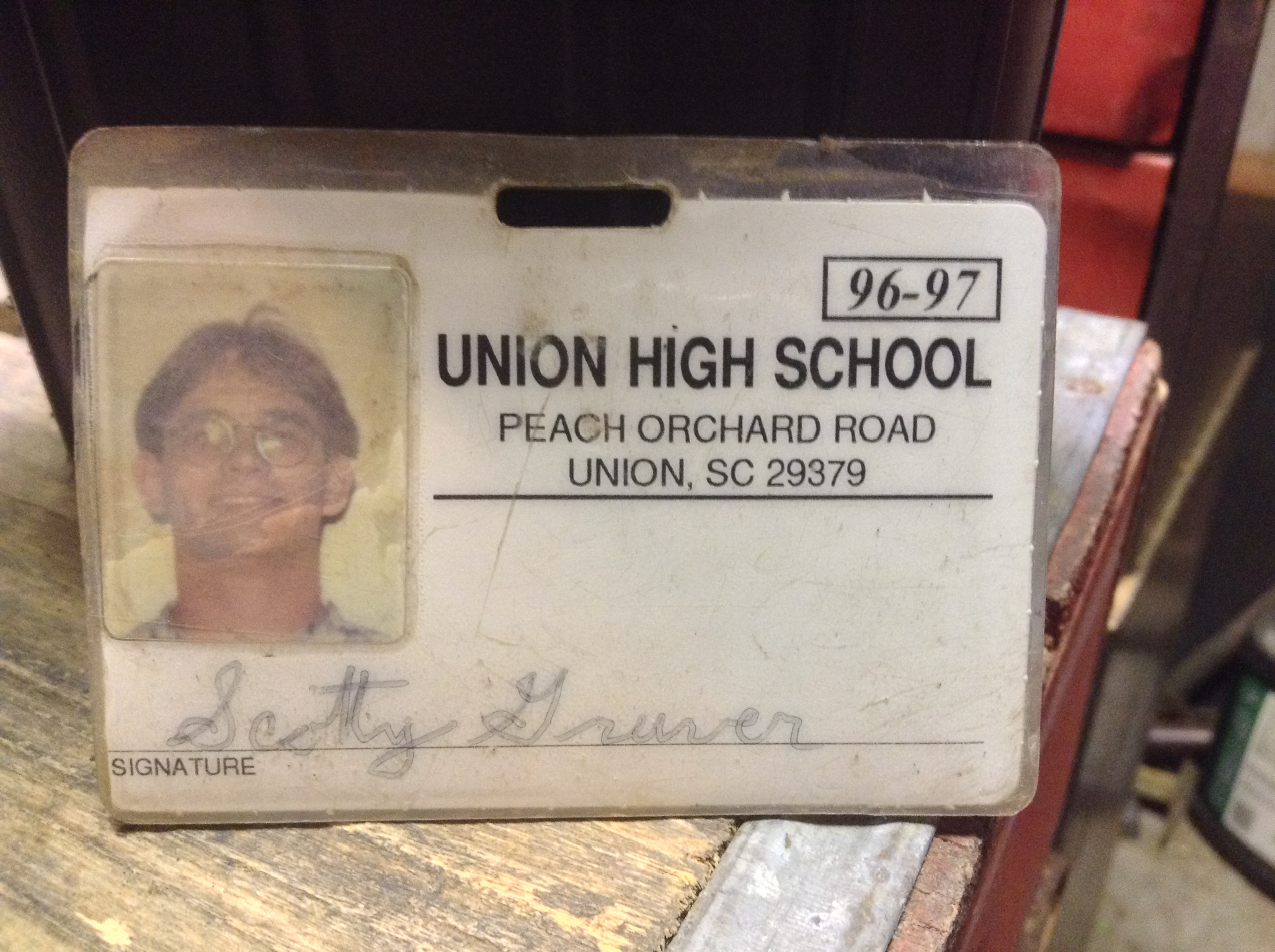 My 10th Grade ID