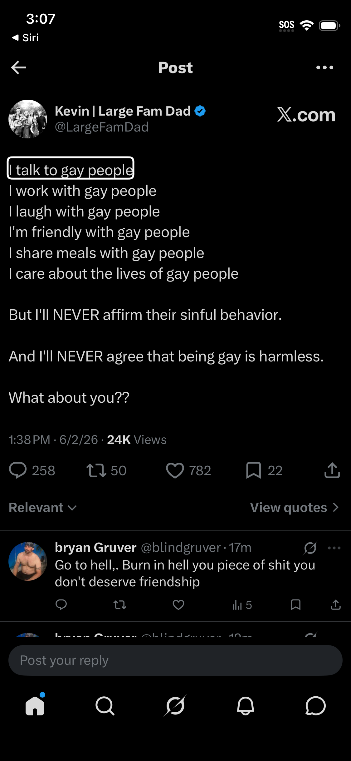 Original Rage-Bait X Post (thank you Elon.)